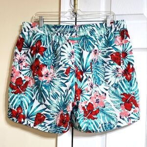 EXPRESS ropical Floral Print Shorts